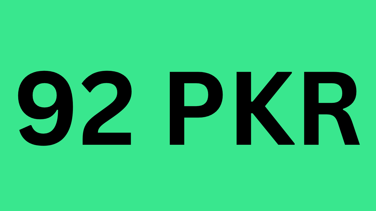 92 PKR